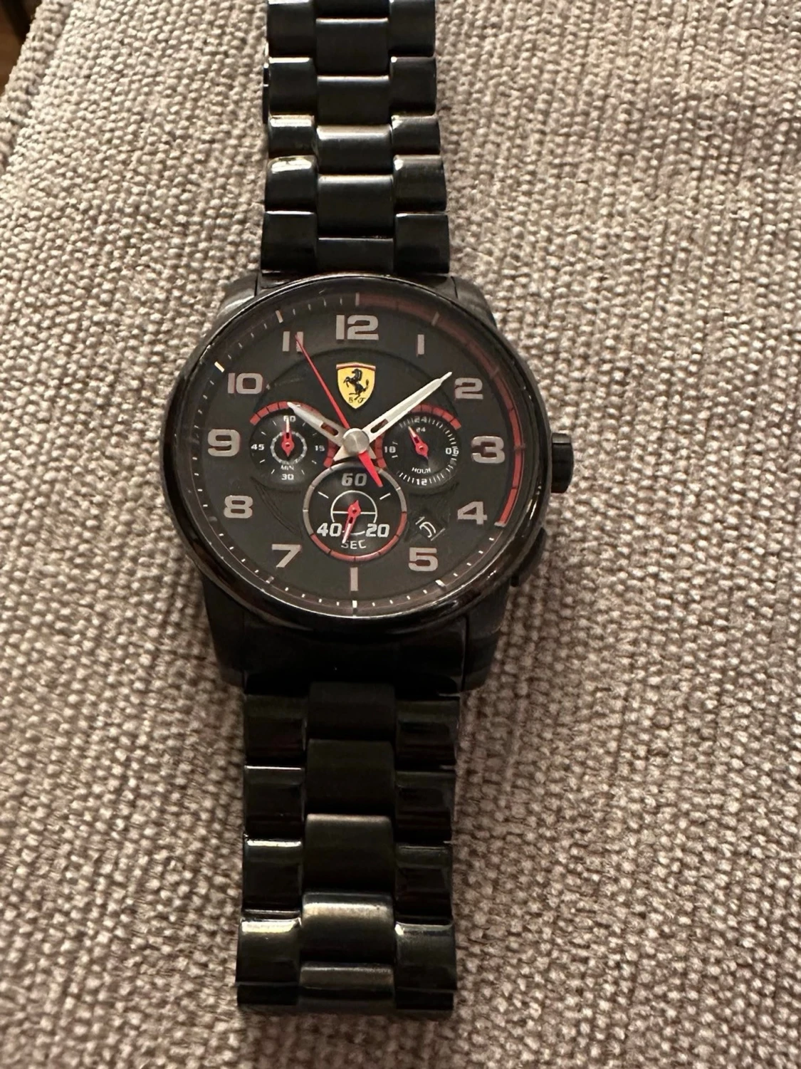 Svart Ferrari klocka stainless still  - 4