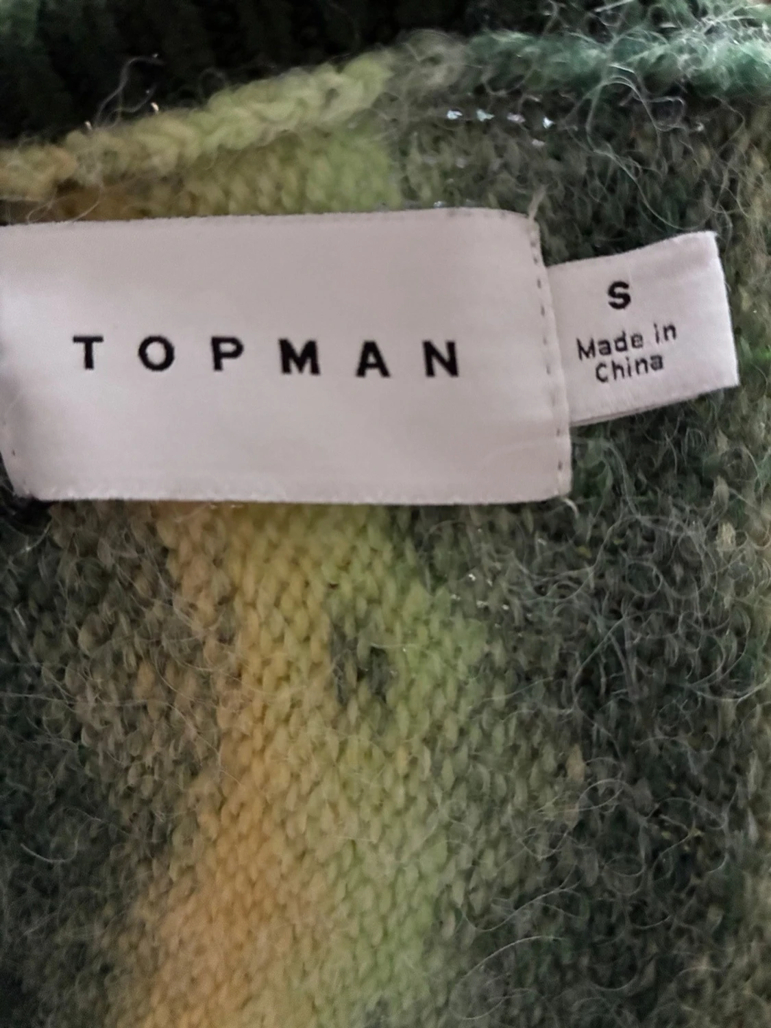 Grönmelerad kofta från Topman - 1
