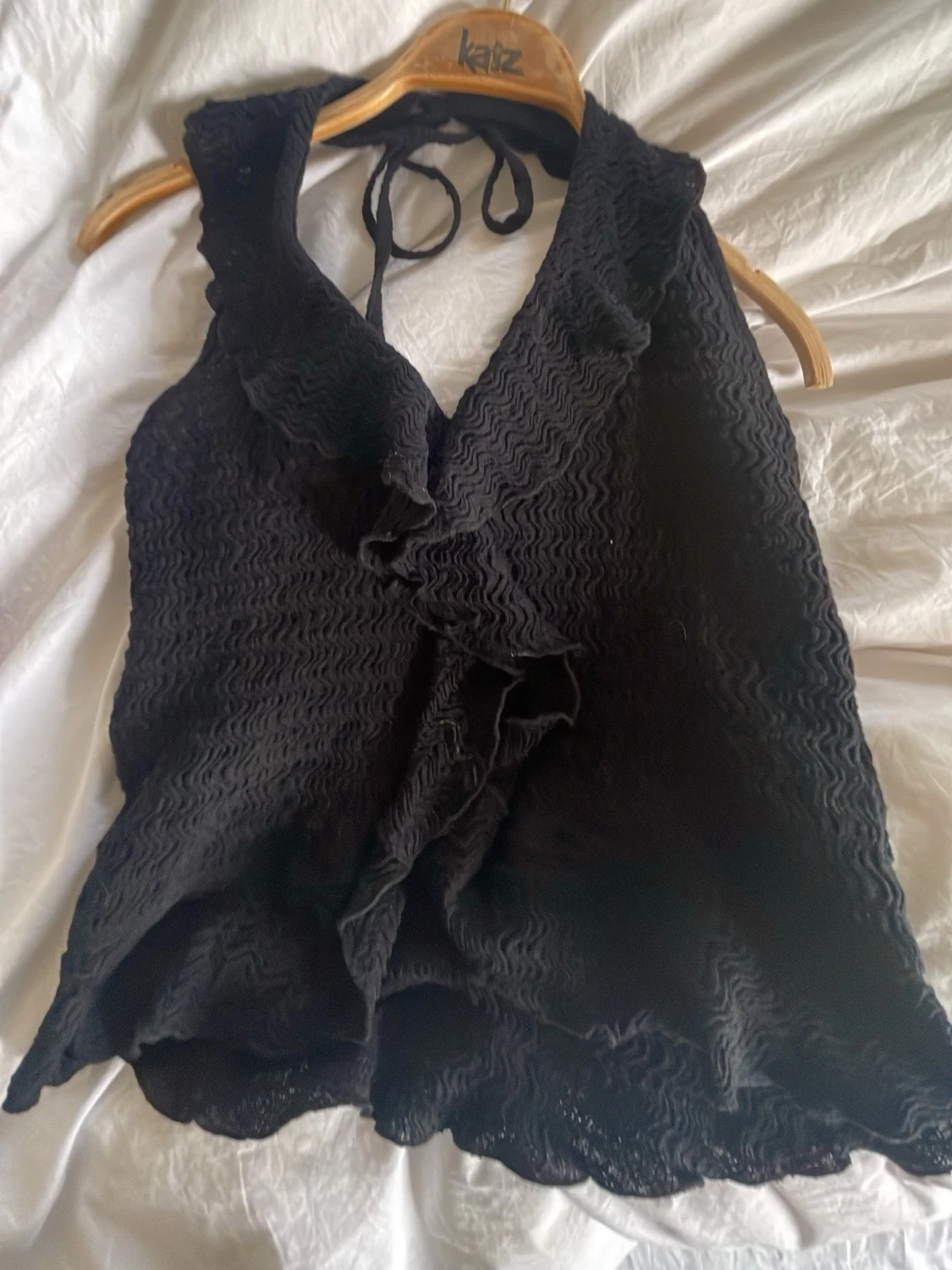 Volang topp Nelly halterneck