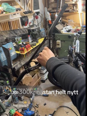 Svart styre från Voca - Viva styre