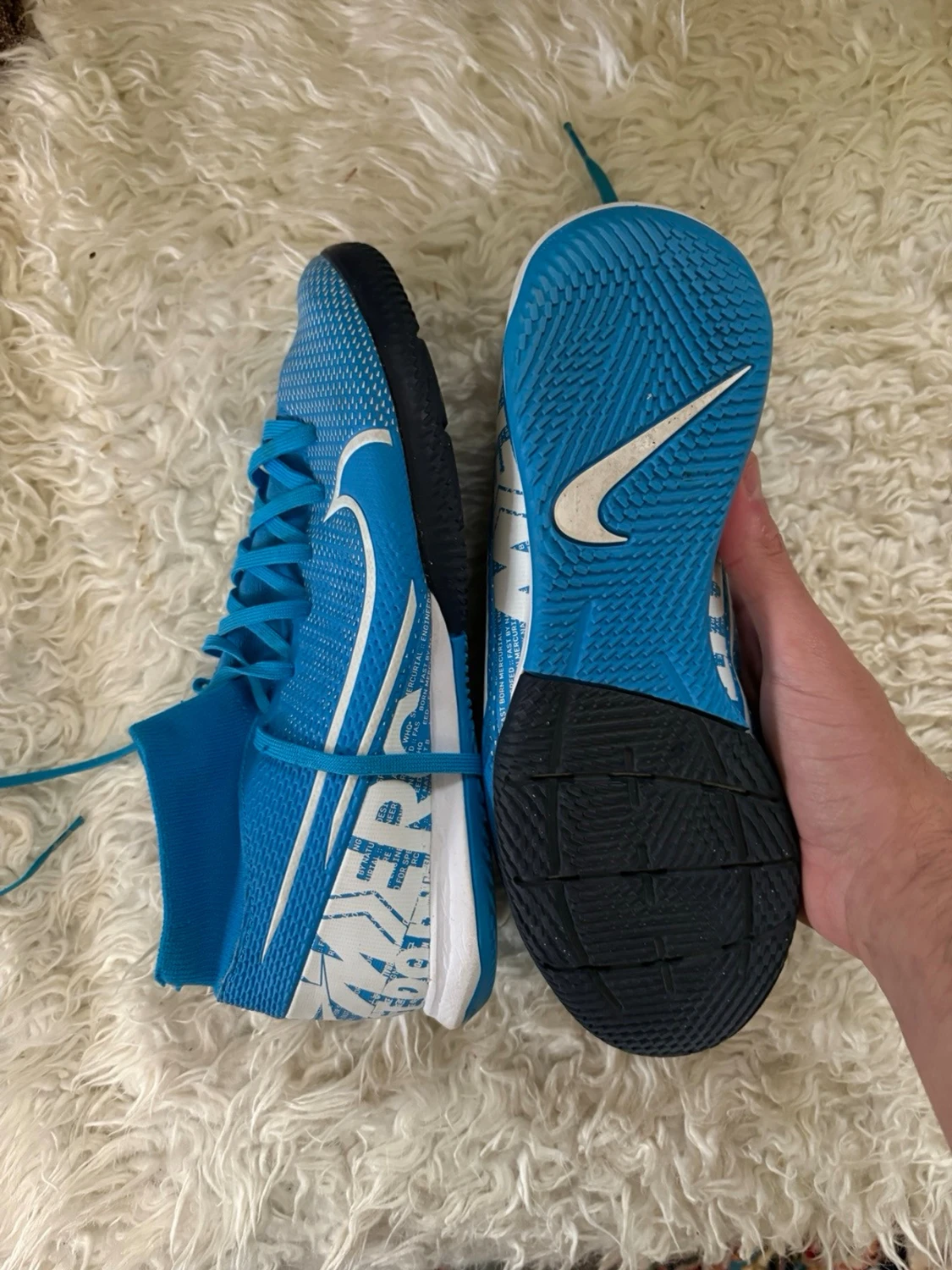 Nike Mercurial blå fotbollsskor - 2