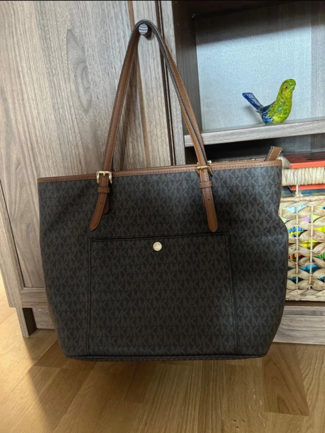 Michael Kors brun handväska