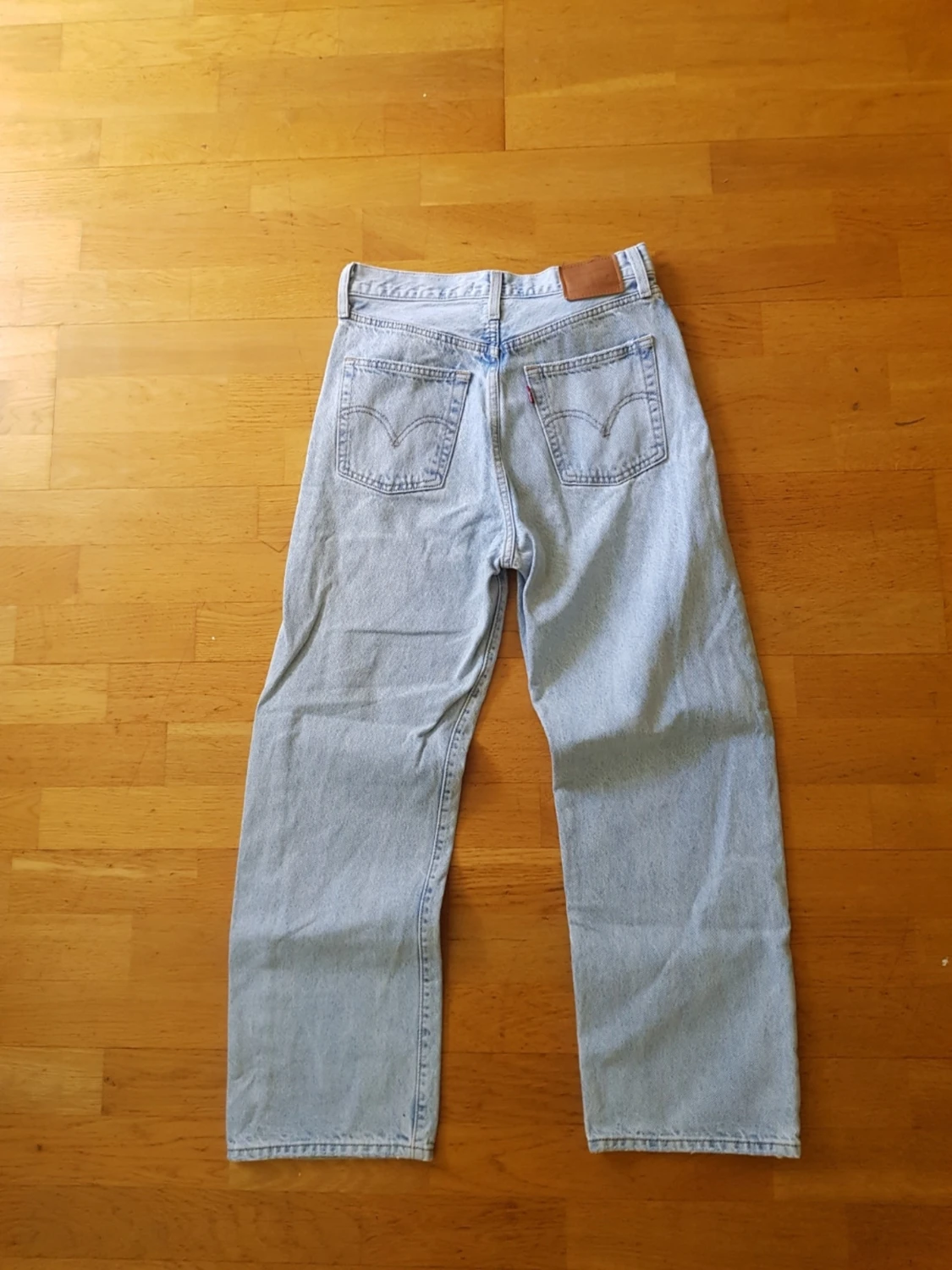 Ljusblå Levi's raka jeans - 3