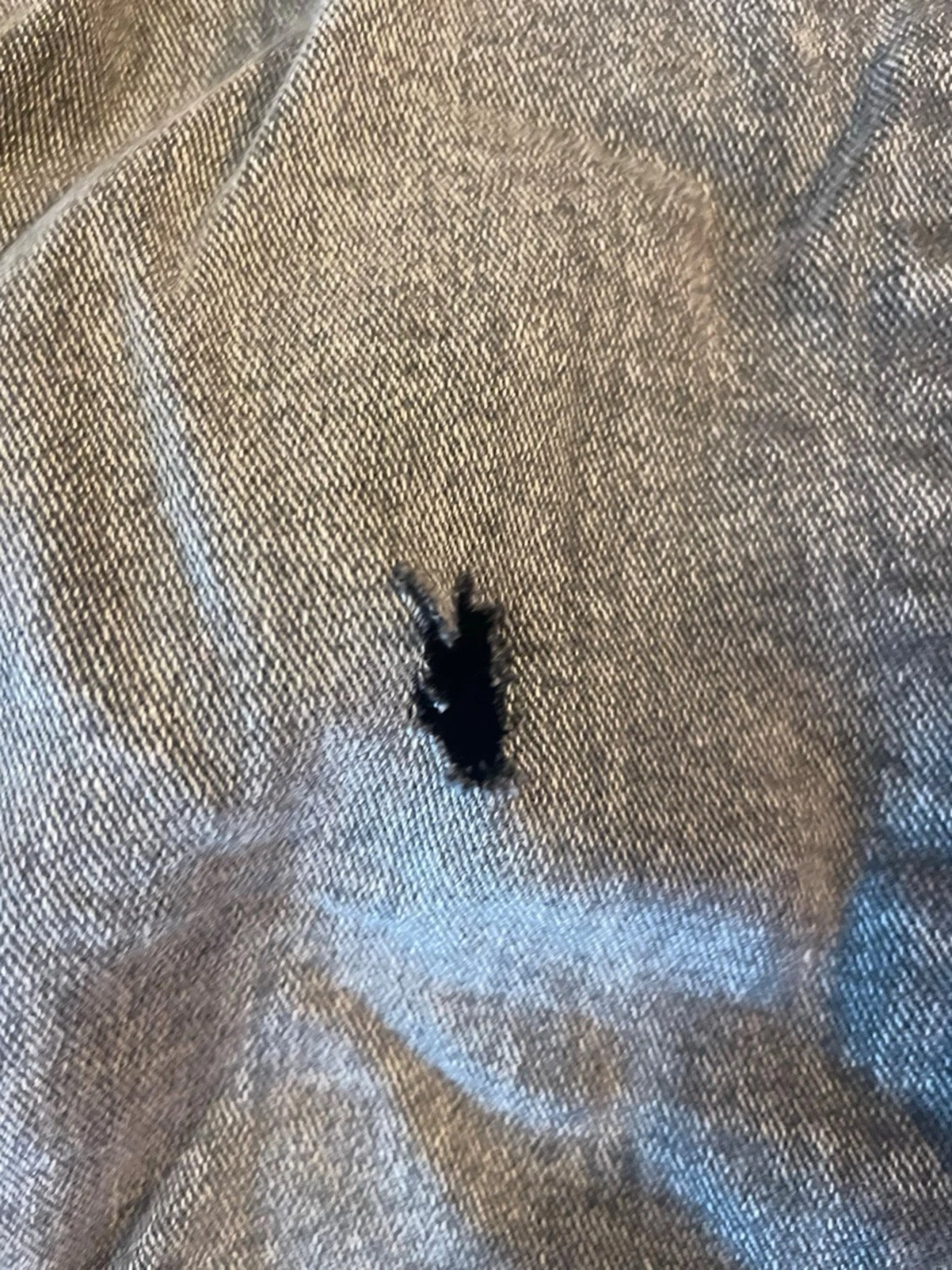 Grå slitna bootcut jeans - 2