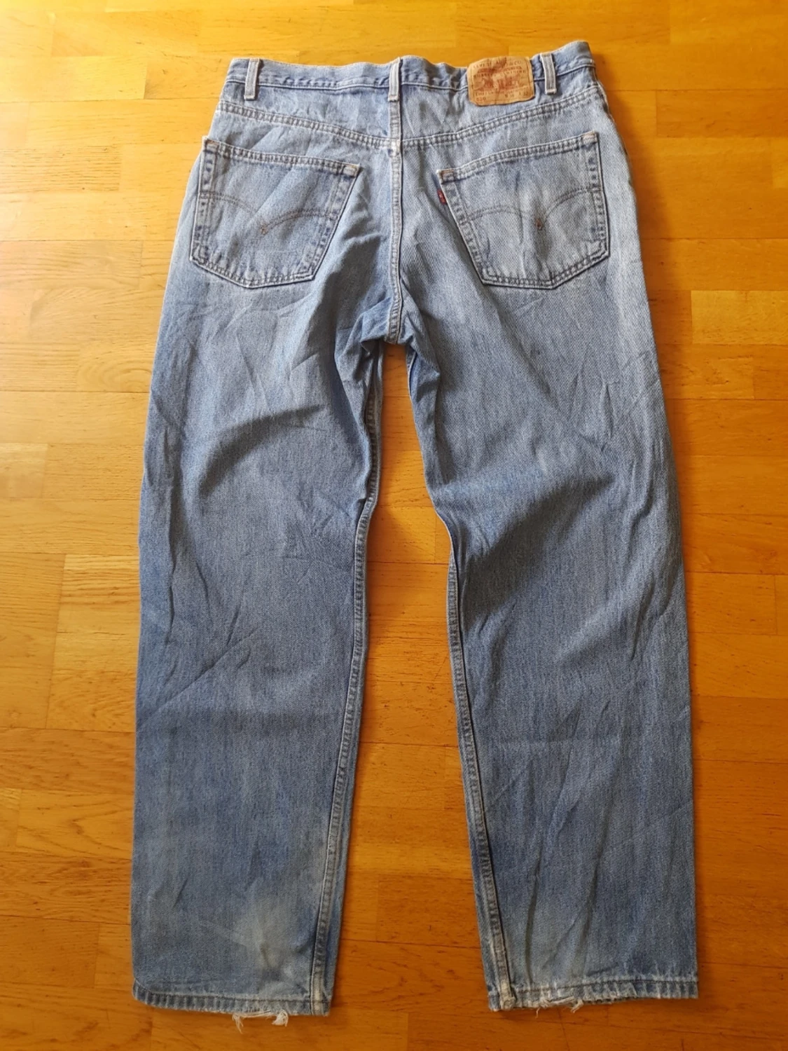 Levi's 550 blå raka jeans - 3