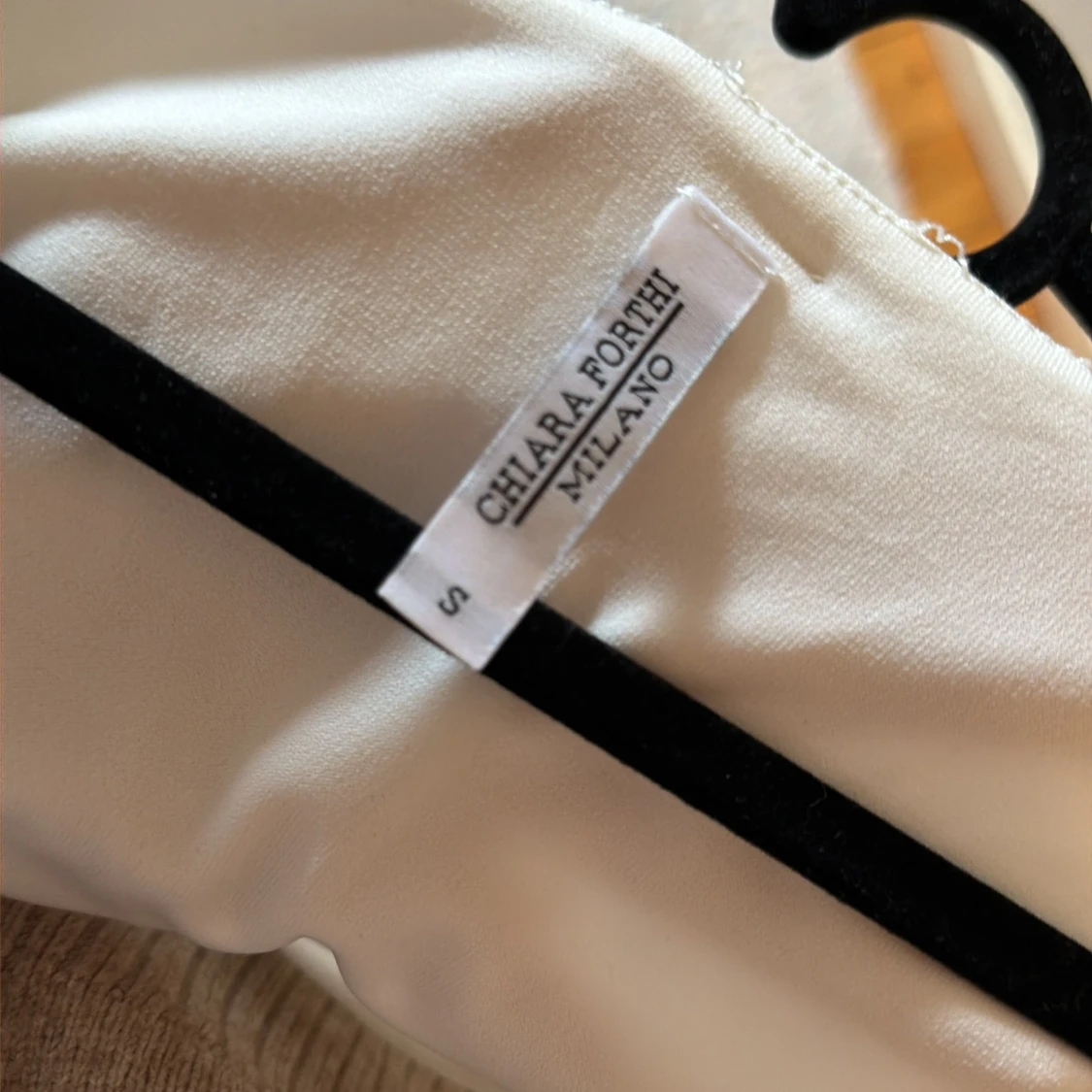 Vit kort klänning  - 2