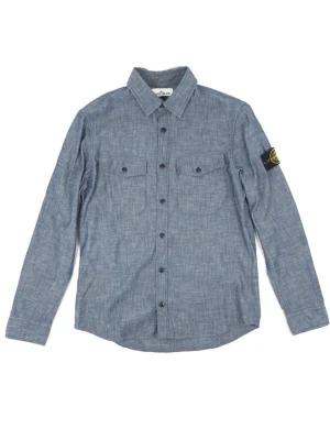 Stone Island Button Shirt - •The Shirt has been gently used and ia in very good condition •Size: L •Color: Blue •Retail price: 4000SEK •Pit to Pit: 53.5cm Length: 70.5cm
