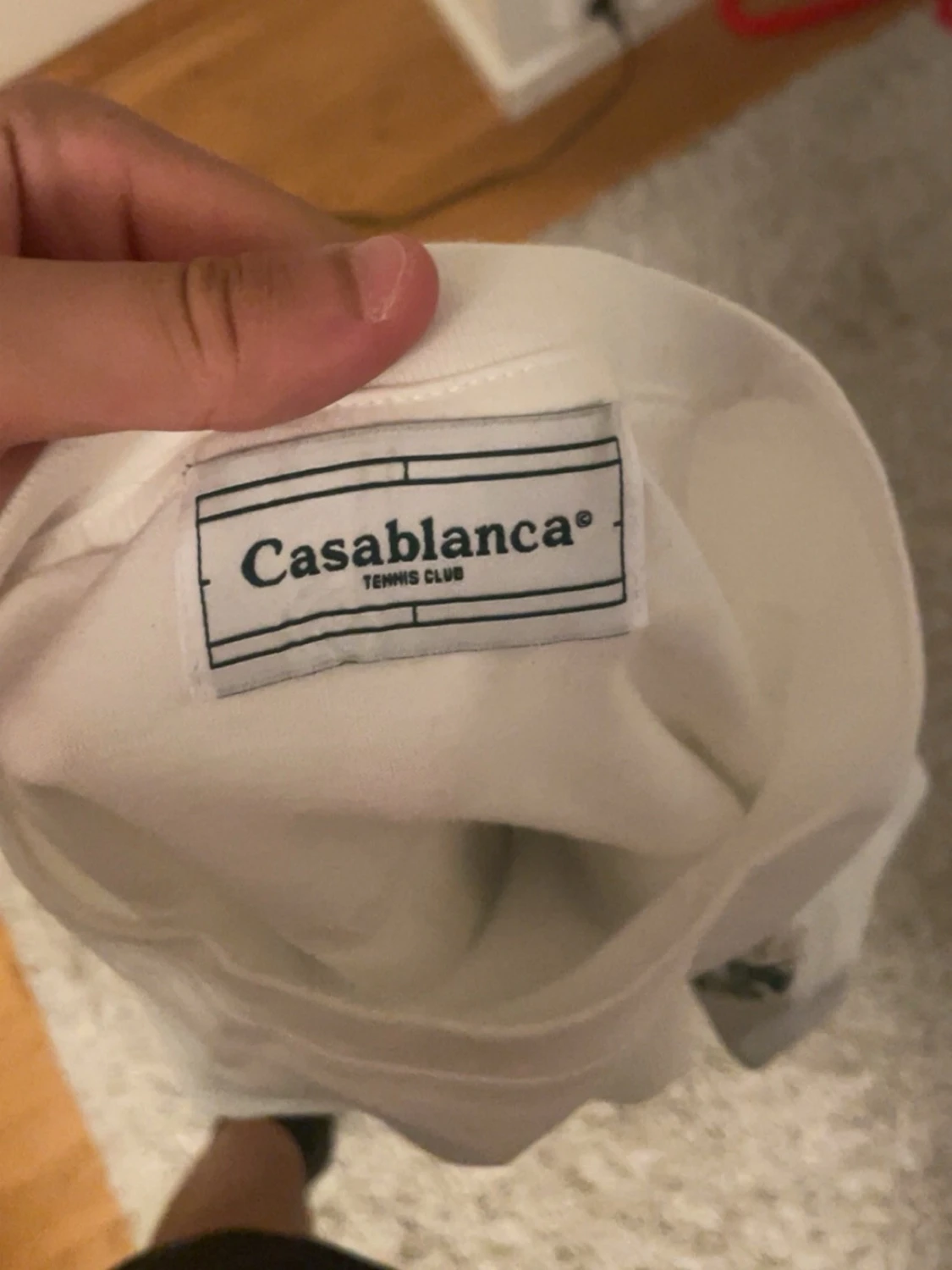 Vit Casablanca t-shirt med tryck - 2