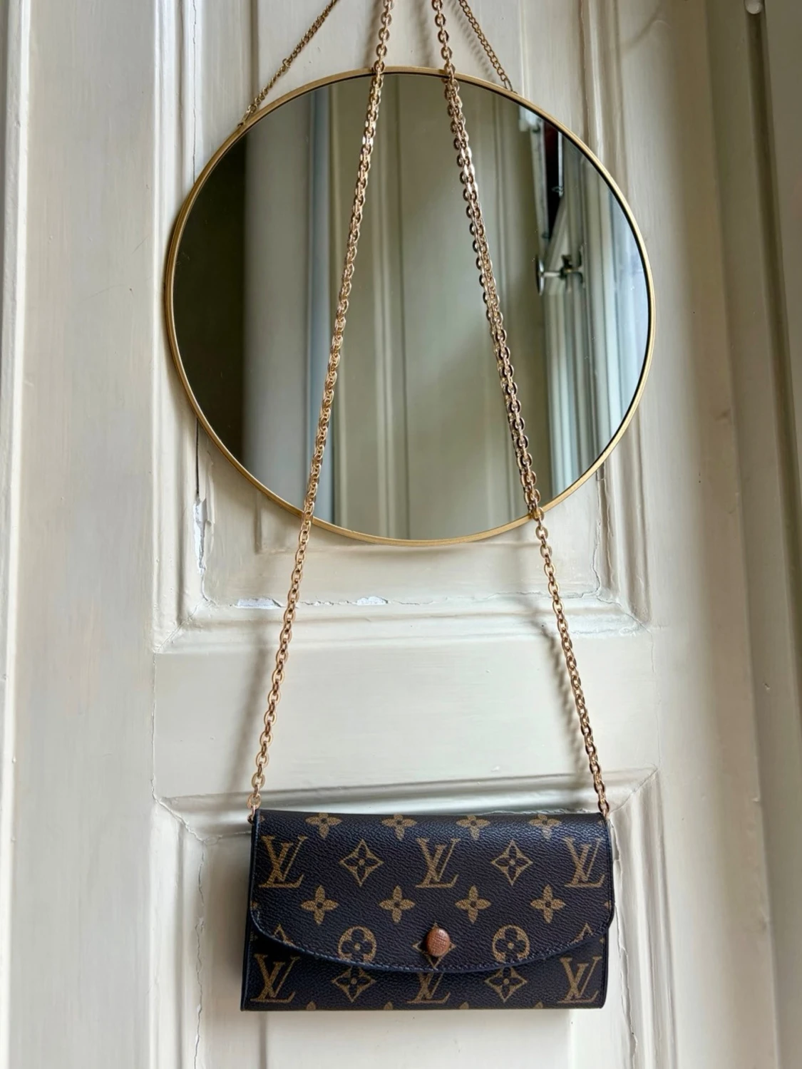 Klassisk monogram long wallet / crossbody