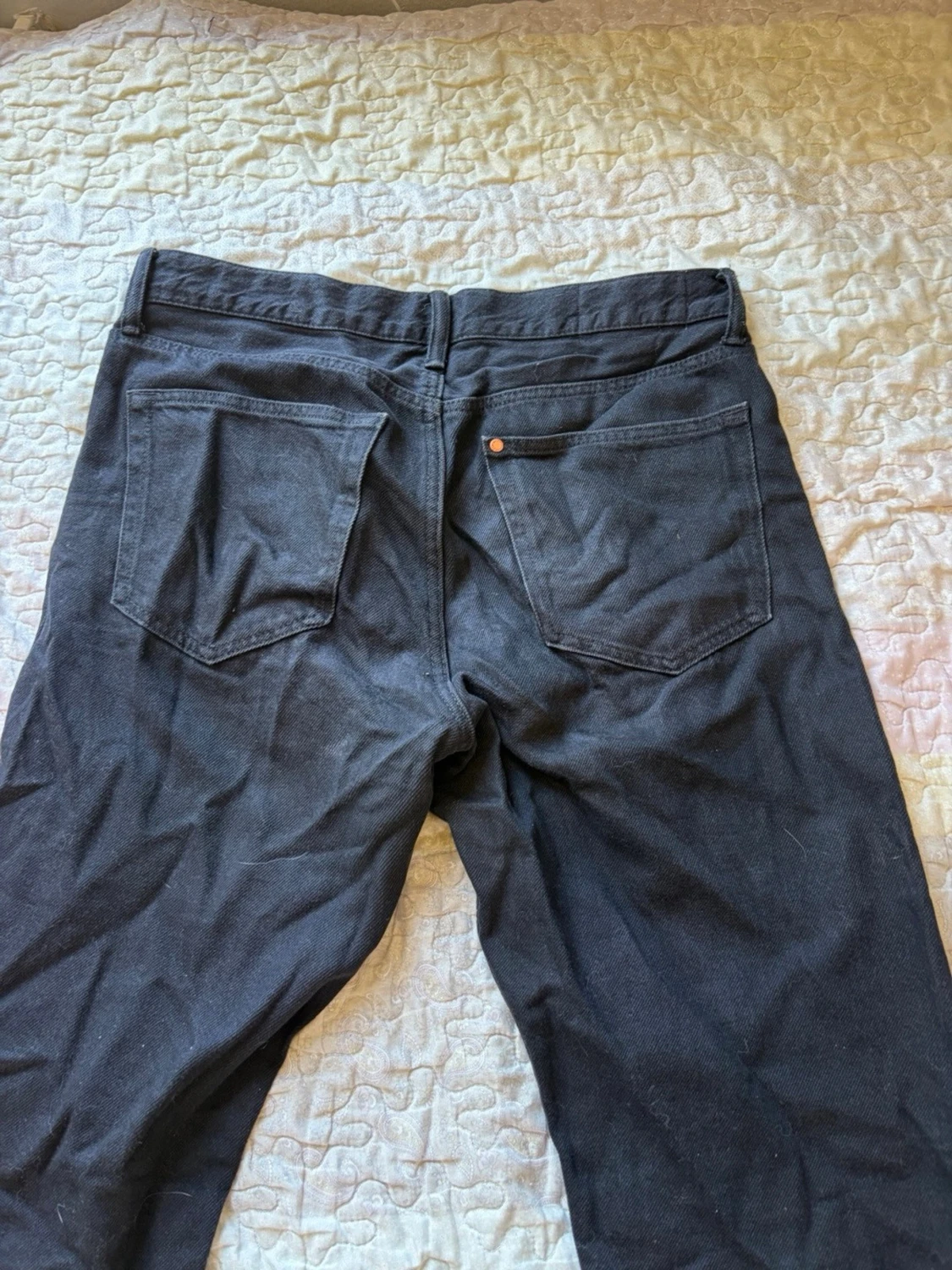 Svarta raka jeans - 1