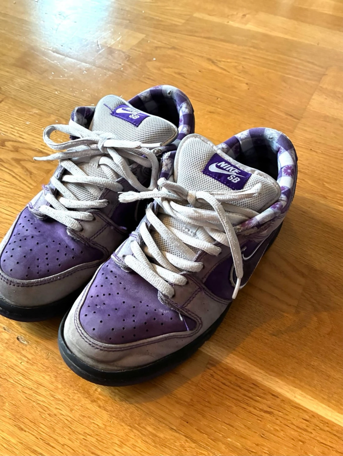 Nike SB Dunk Low Purple Plaid - 1