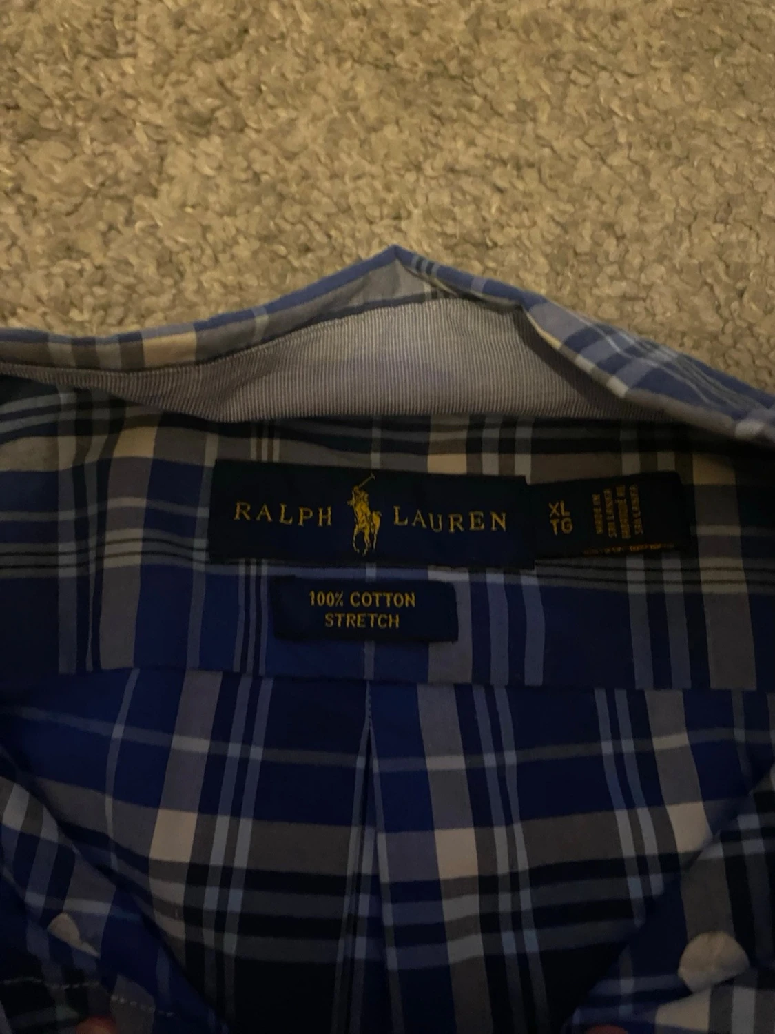 Blå rutig skjorta från Polo Ralph Lauren - 2