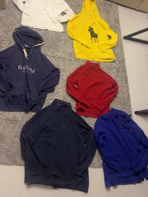 Mix av hoodies från Polo Ralph Lauren - Kom gärna med bud, vill bara bli av med dom!