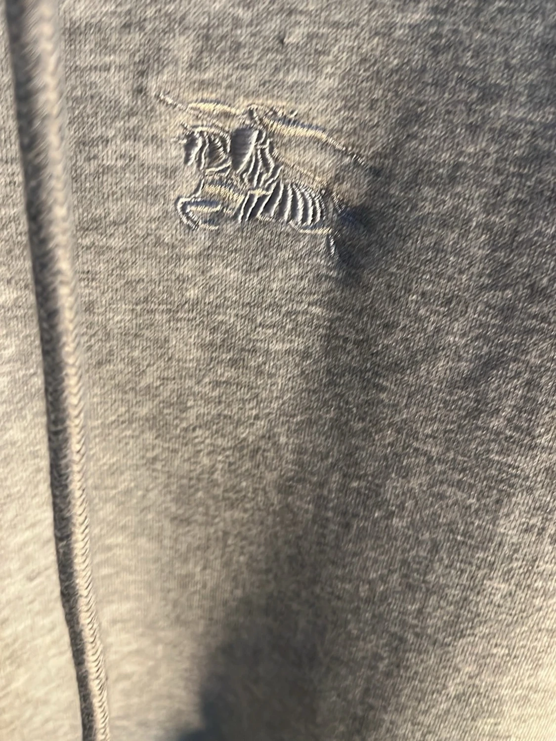 Grå zip-hoodie från Burberry - 1