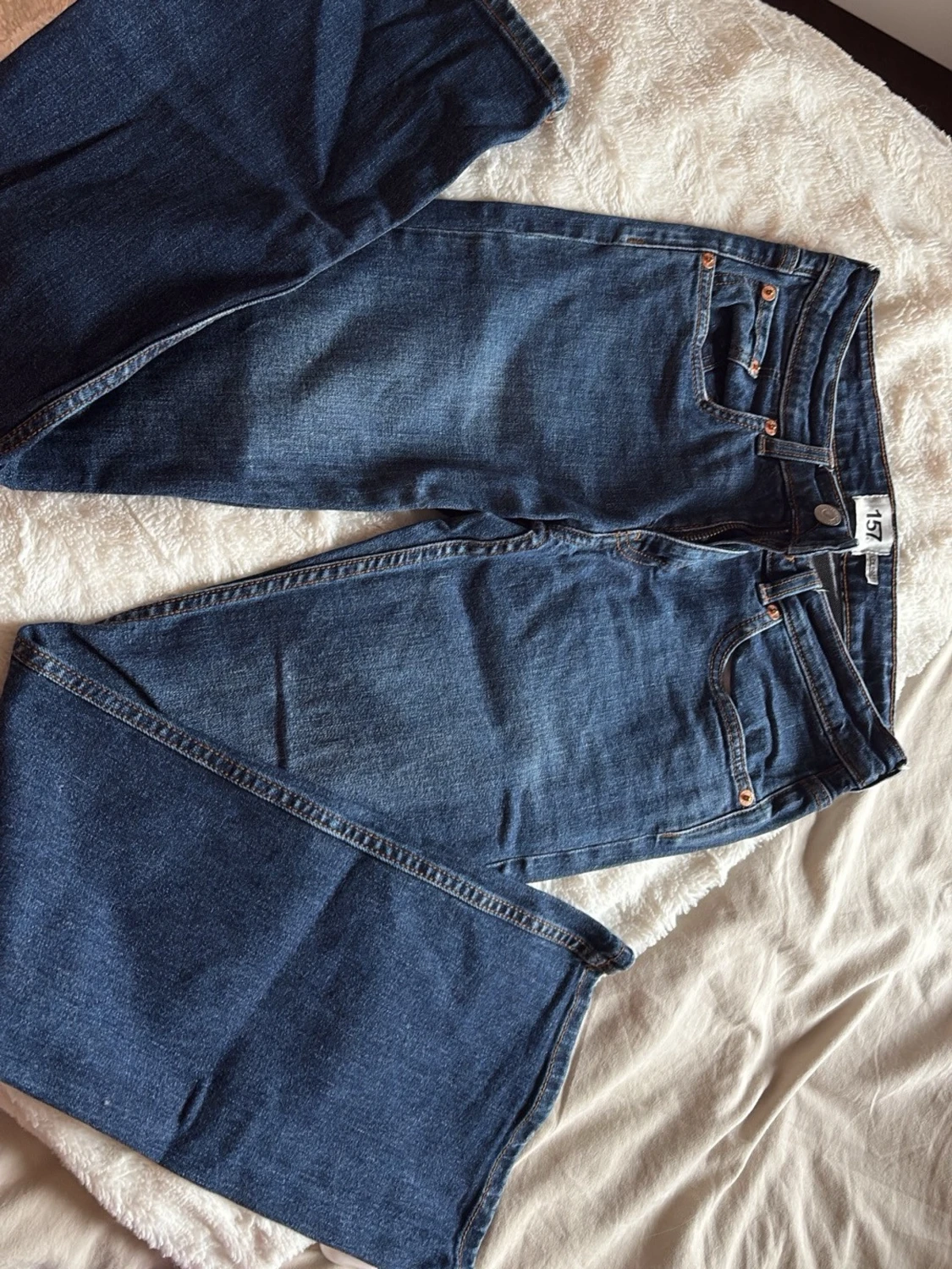 Blå bootcut jeans från lager 157 - 2