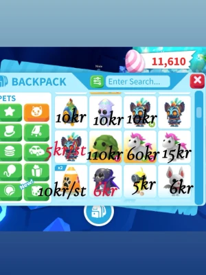 ADOPT ME PETS! - Säljer olika virtuella husdjur till spelet Adopt Me! på Roblox. PS: kontakta mig för att köpa