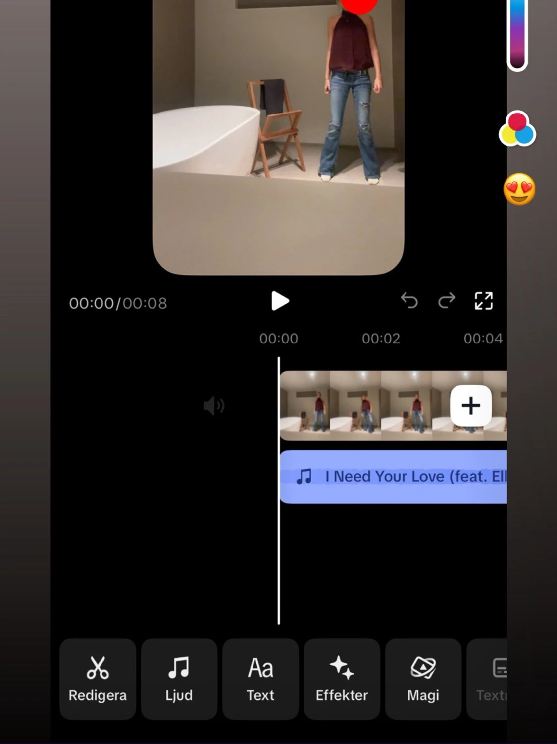 Skit snygga  raka jeans med slitningar - 1