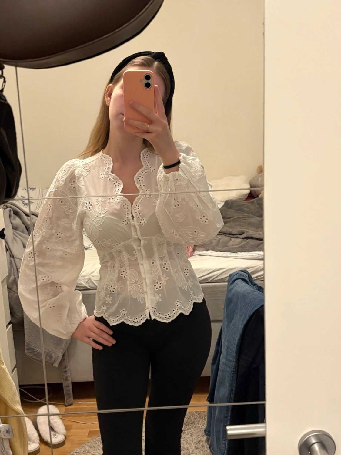 Vit blus