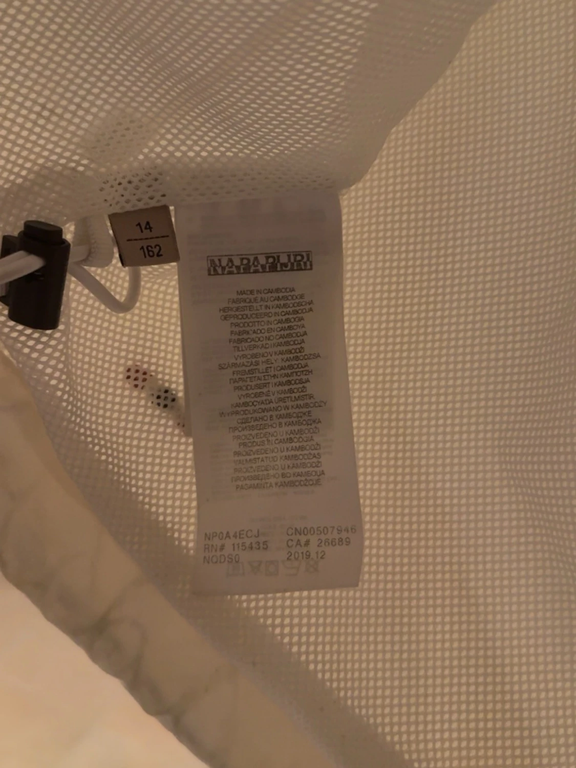 Vit vindjacka från Napapijri - 2