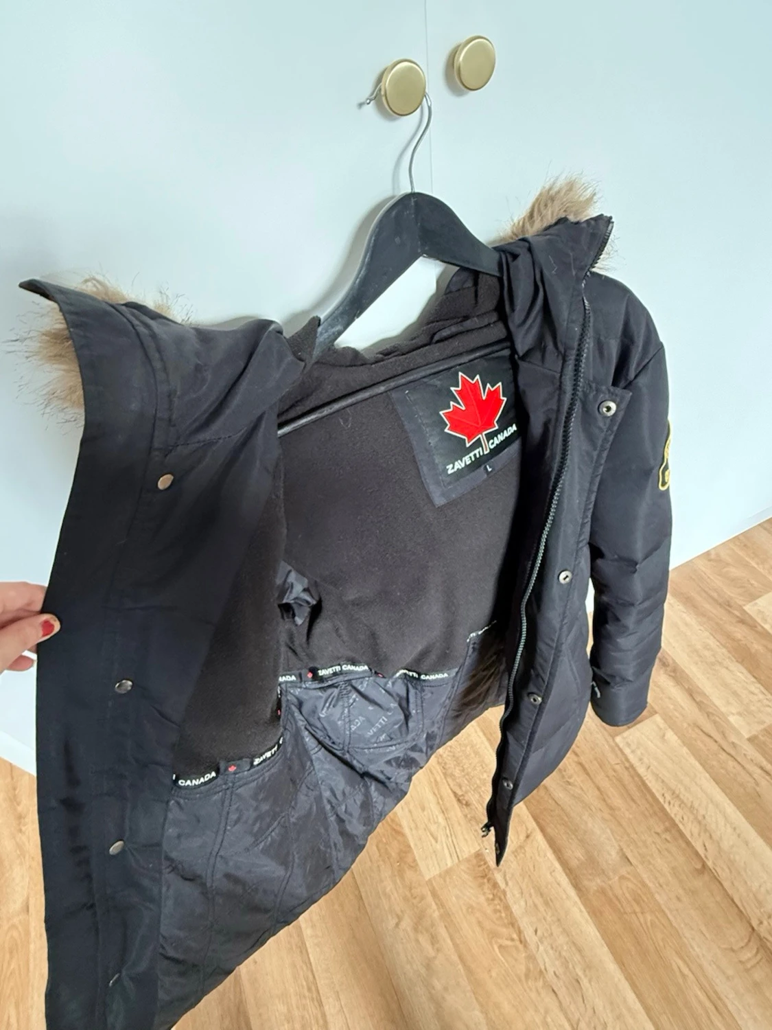 Svart dunjacka från Zavetti Canada - 1