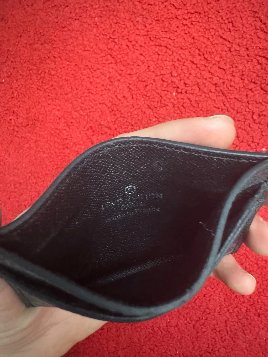 Louis Vuitton svart kortfodral - 1