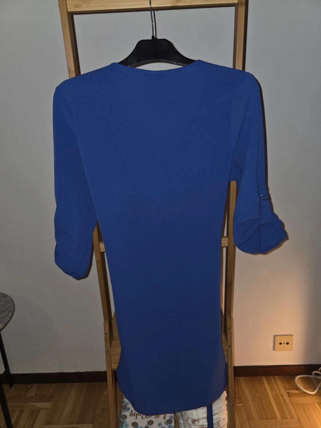 Blå klänning med dragkedja Vero Moda - 3