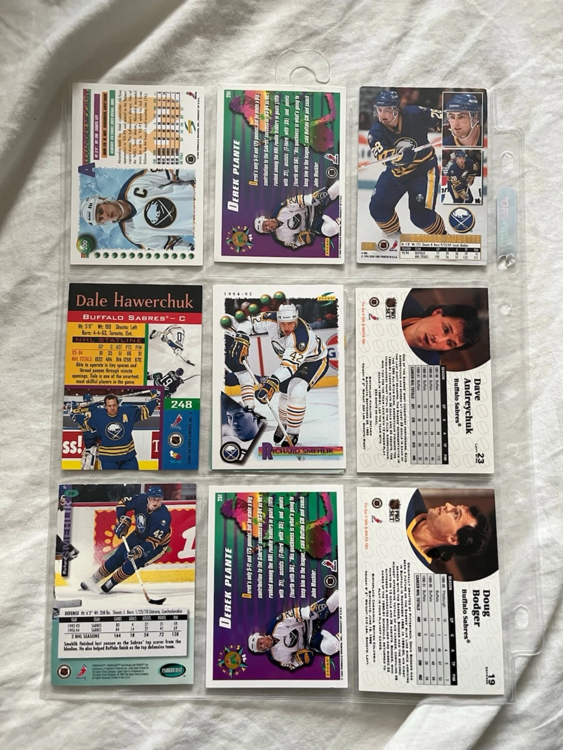 Samling Buffalo Sabres hockeykort - 1