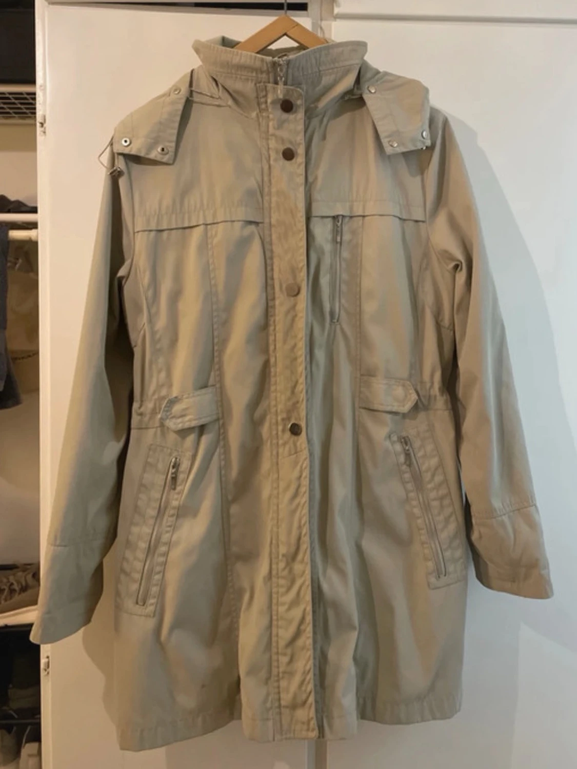 Beige/khaki Isolde Parkasjacka - 2