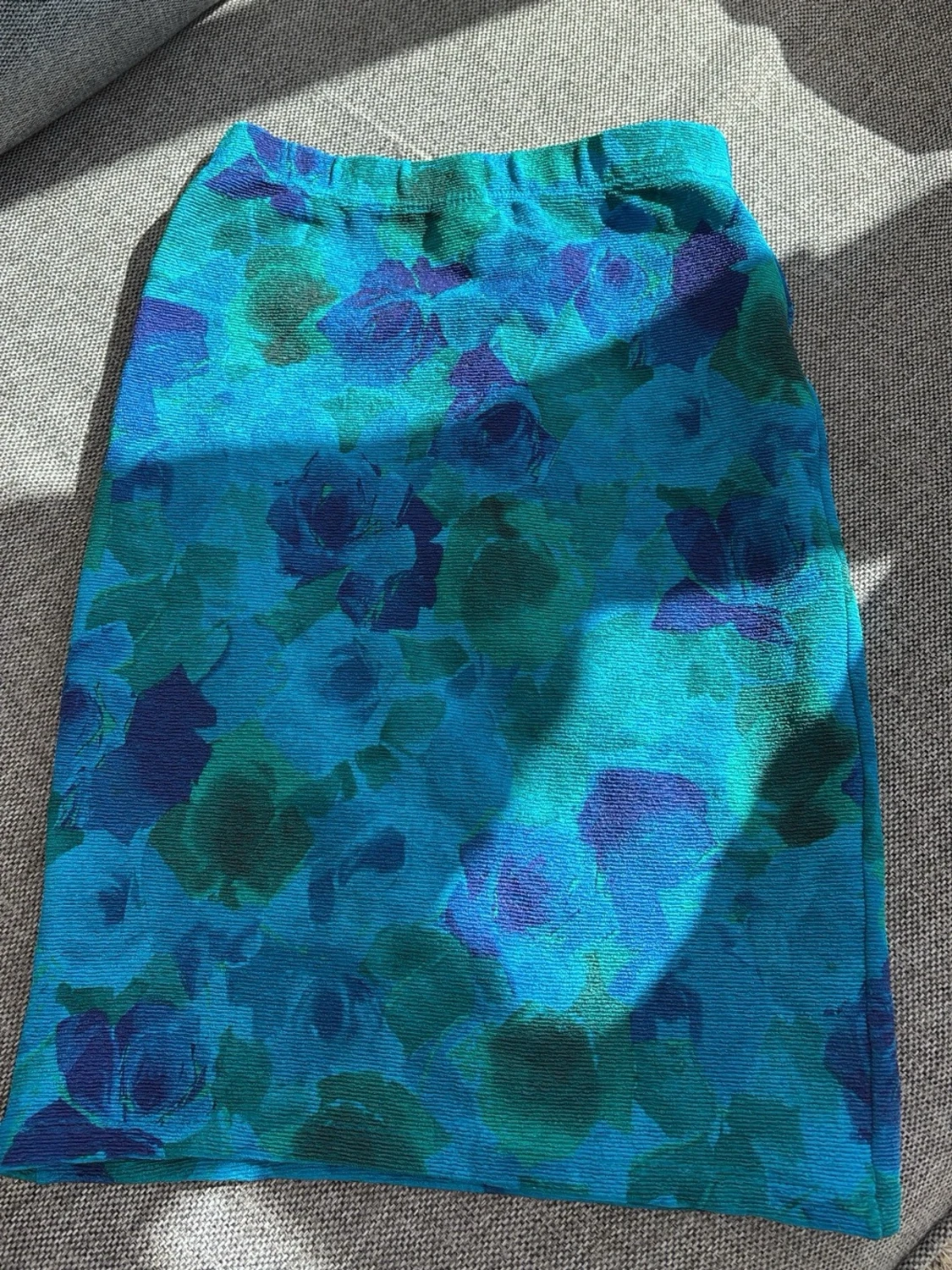 Blommig blå kjol från Ungaro - 2