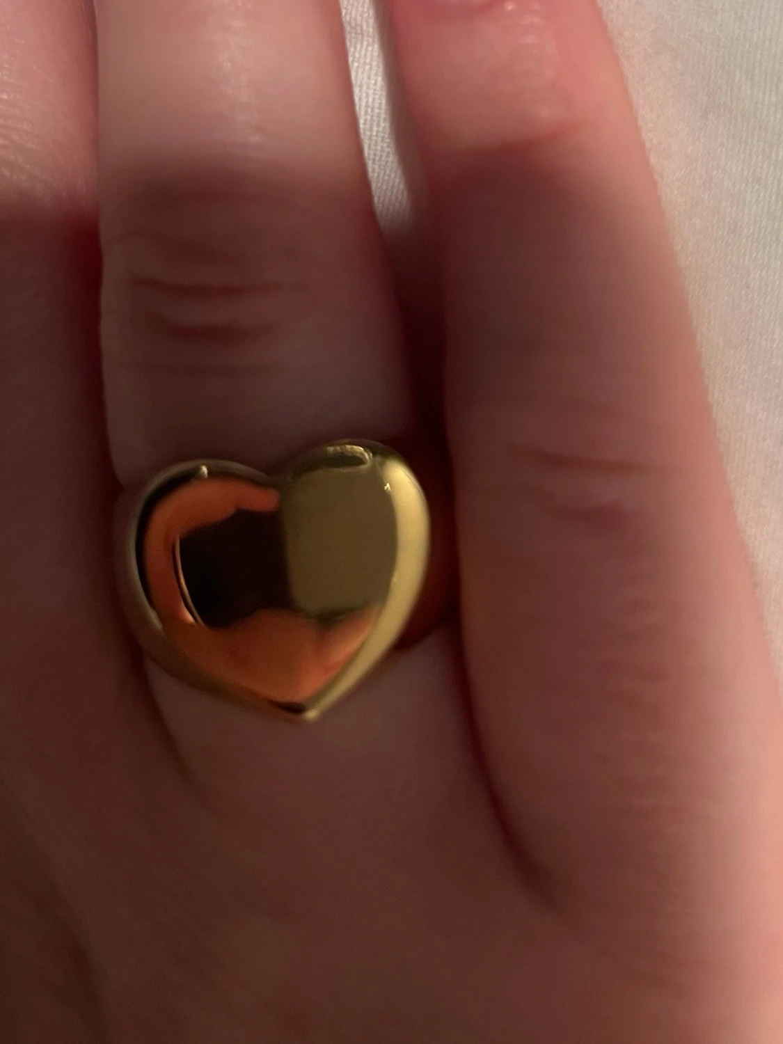 Guldring hjärta - 3