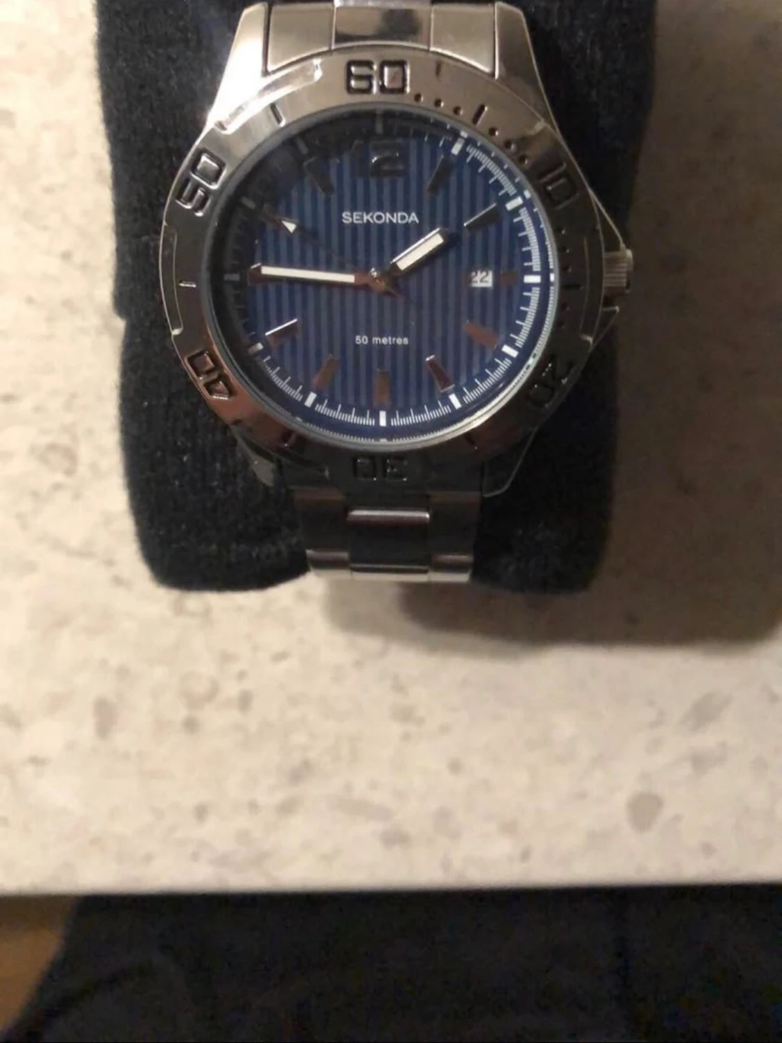 Sekonda silverfärgad klocka - 3
