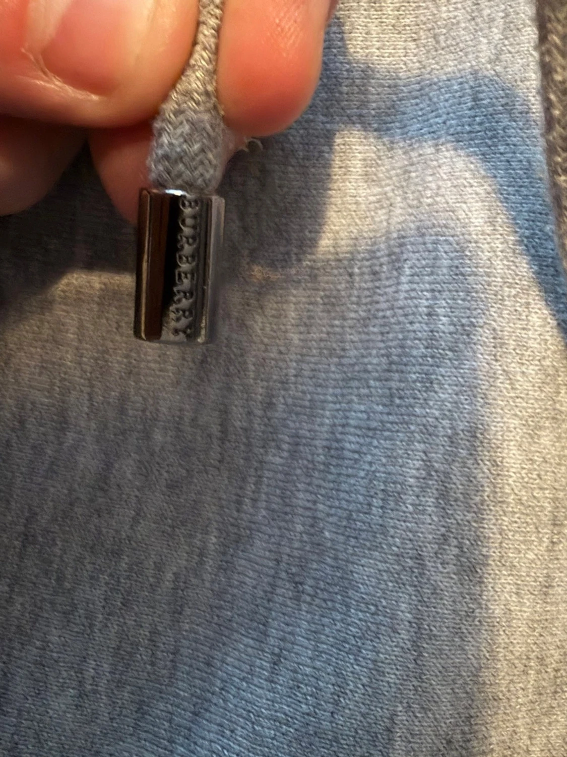 Grå zip hoodie från Burberry - 1