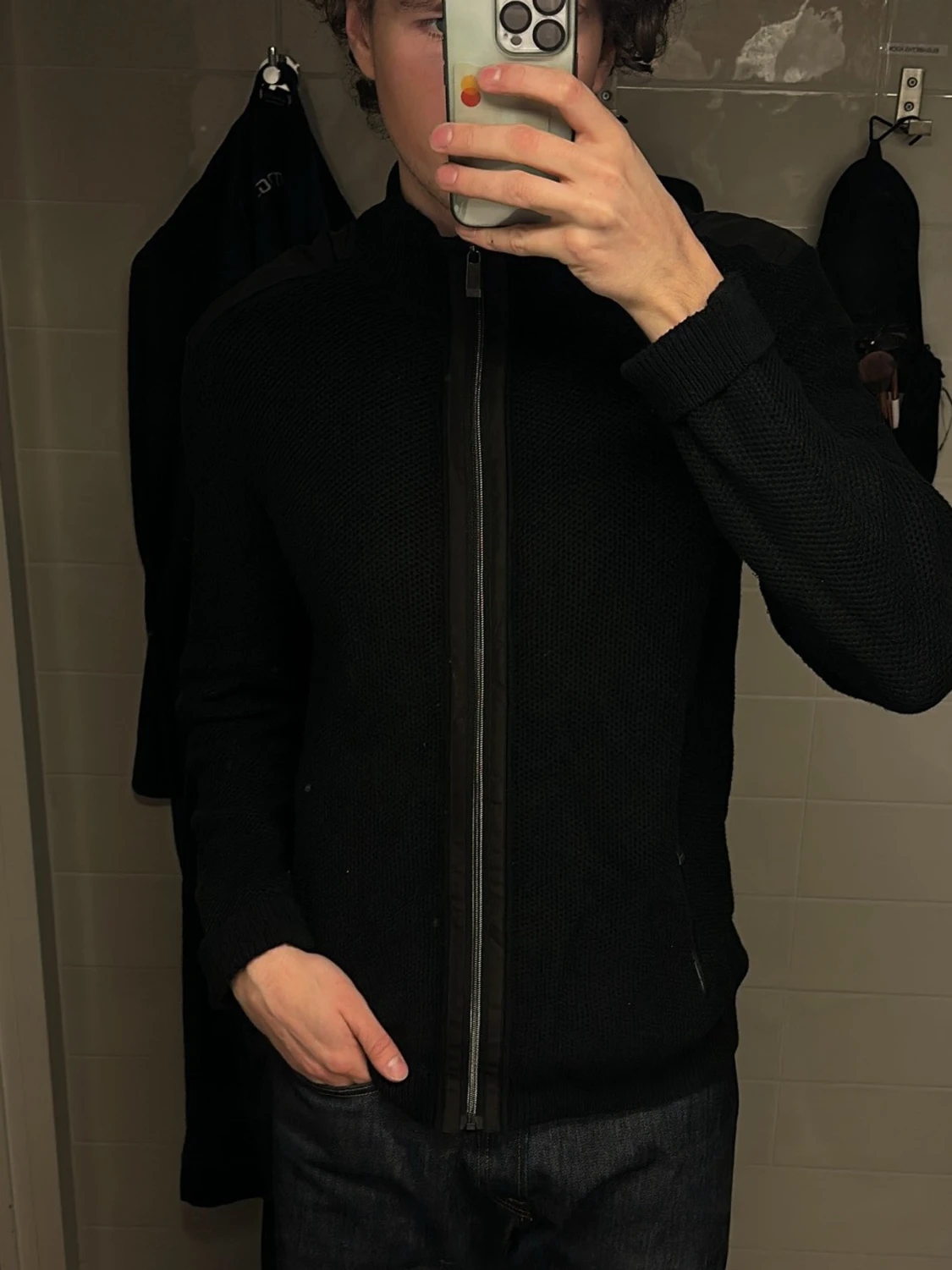 Calvine Klein zip up kofta 