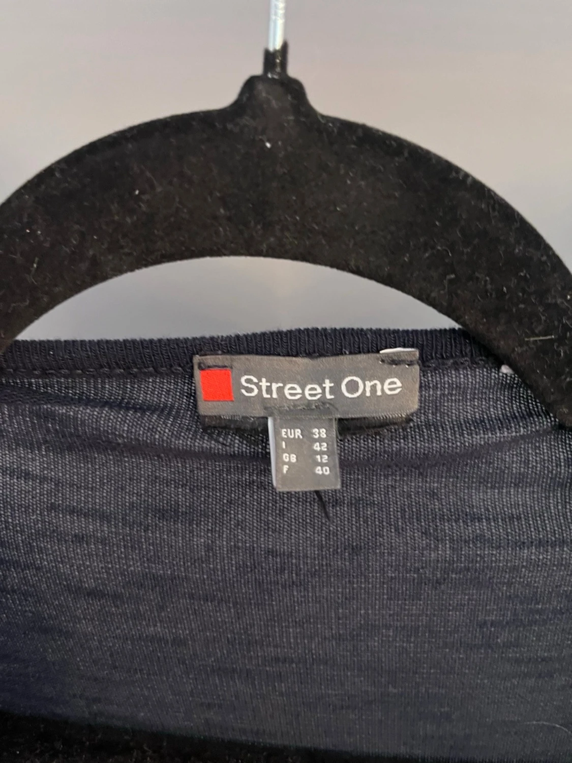 Mörkblå tunn kofta Street One - 2