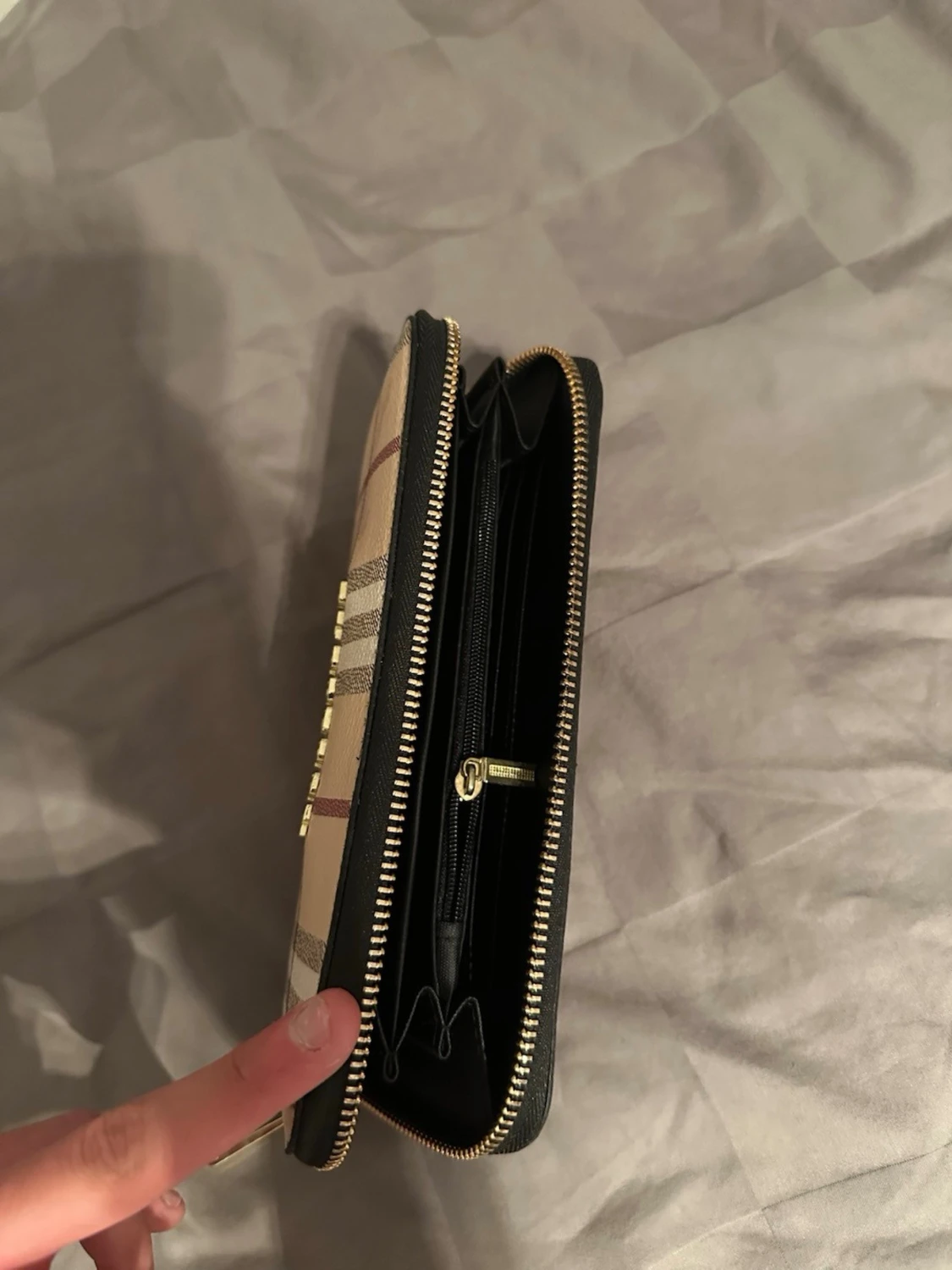 Burberry plånbok i klassiskt rutmönster - 2