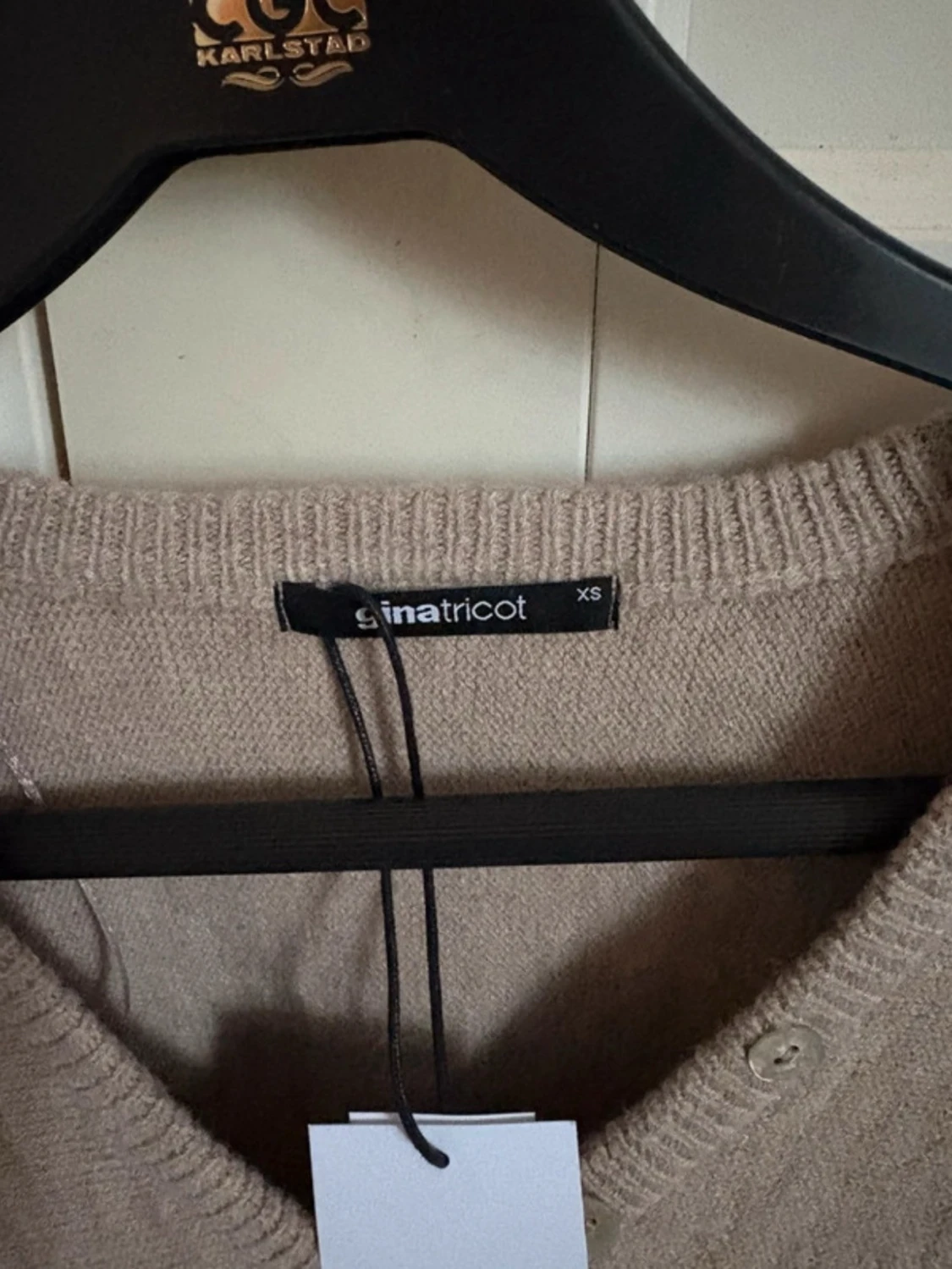 Beige kofta från Gina Tricot - 1