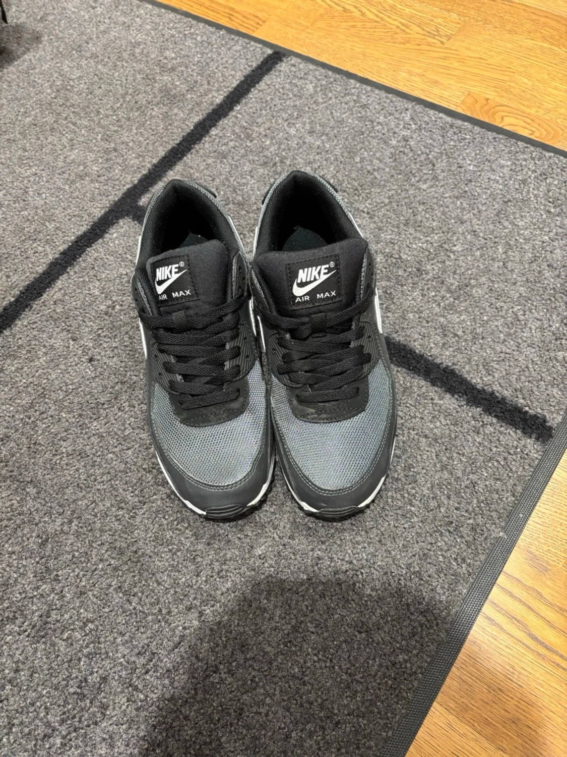 Nike Air Max 90 svart/vit sneaker - 3