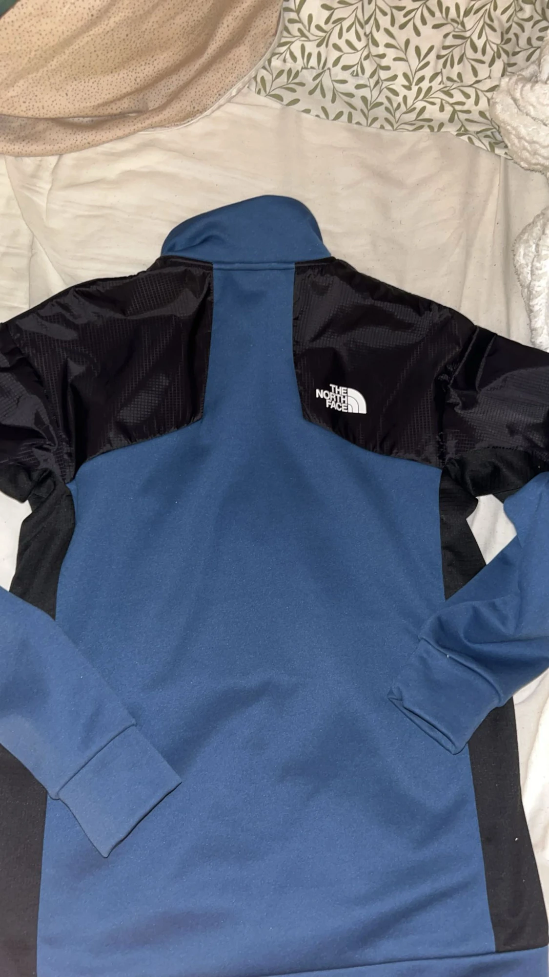 Blå half zip hoodie från The North Face - 1