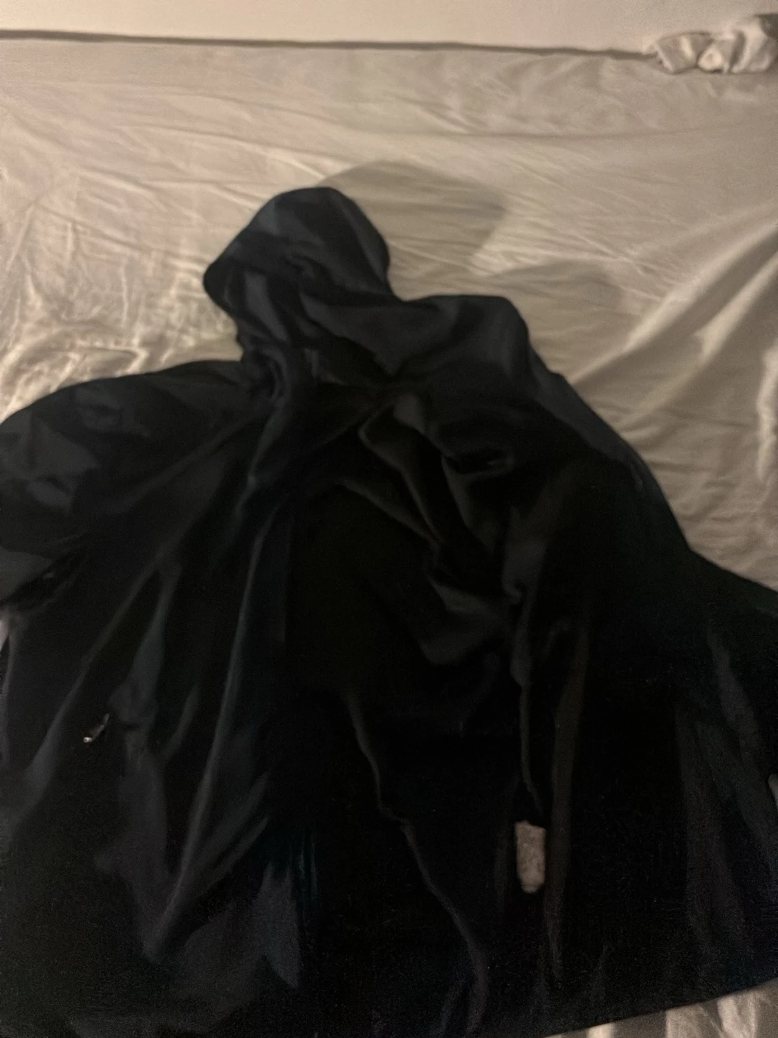 Svart EA7 vindjacka med huva - 2