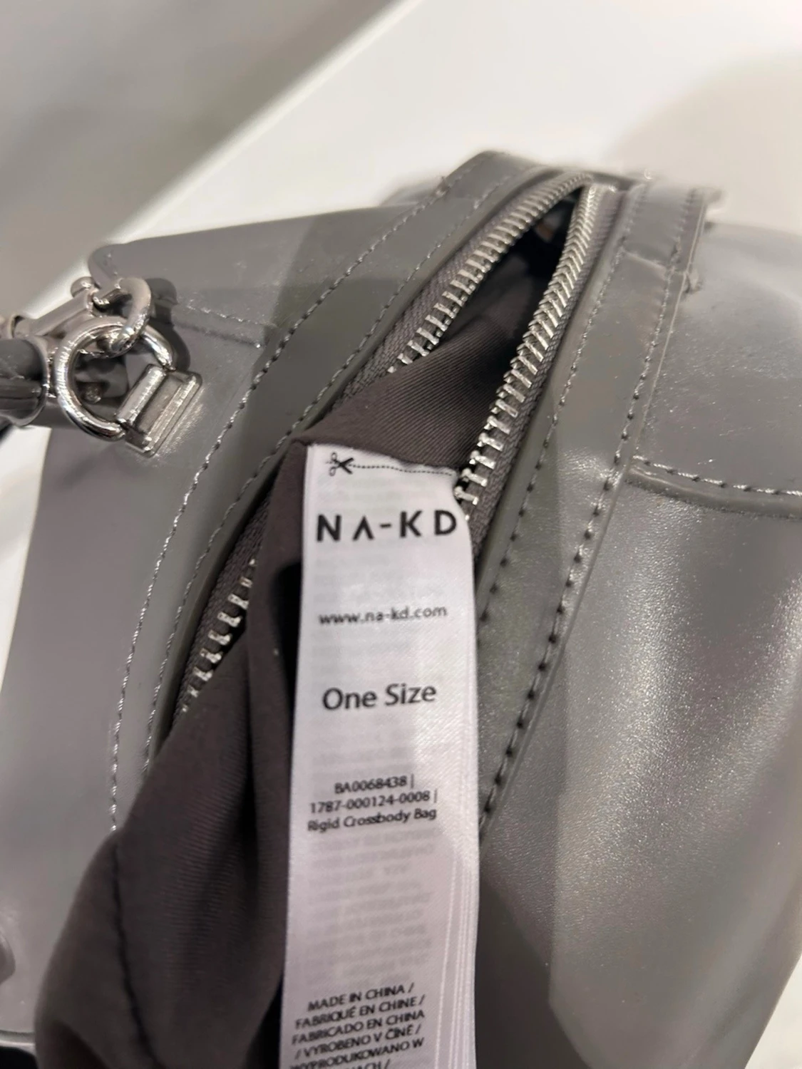  Grå handväska  - 4