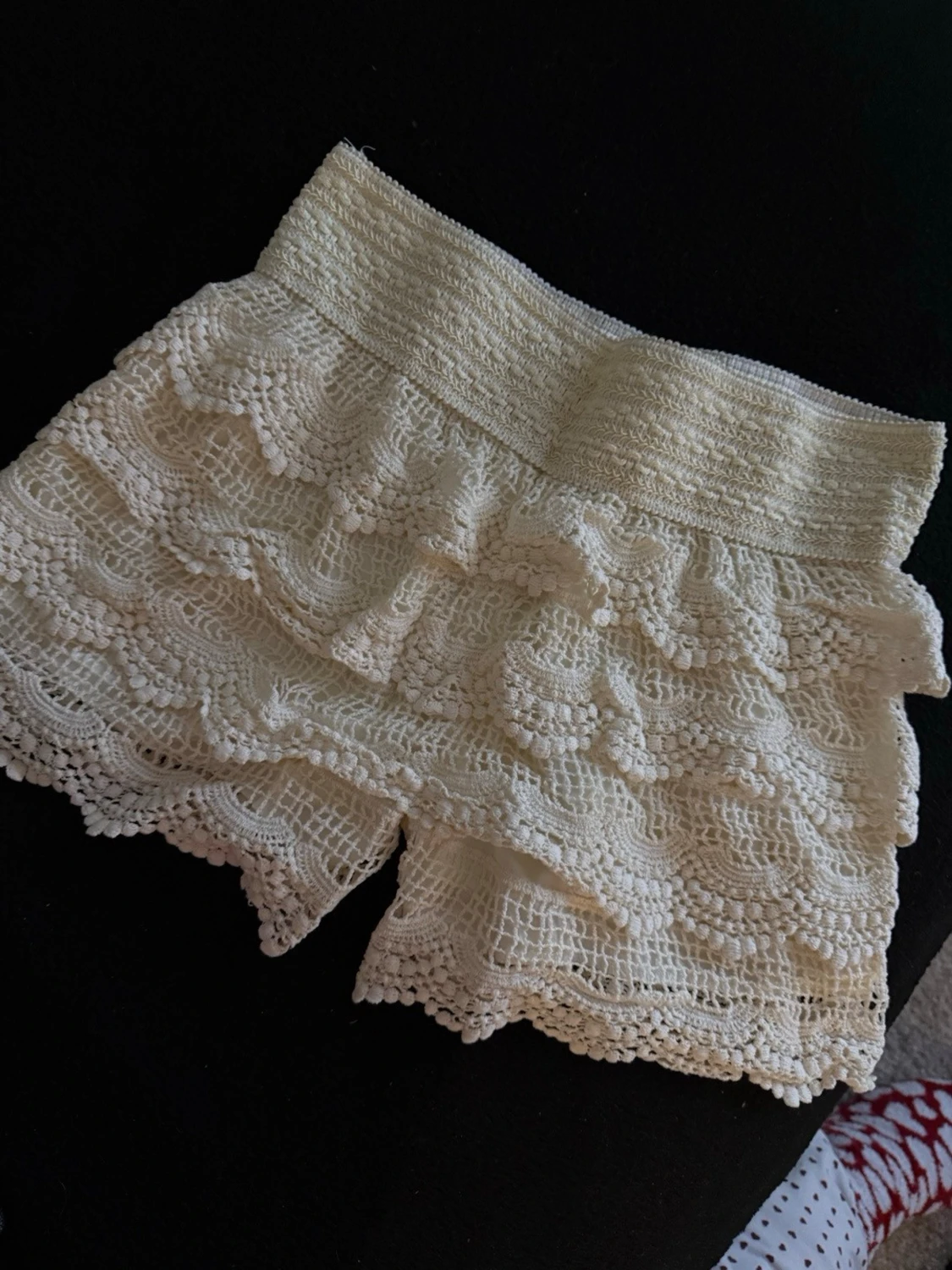 Spetsshorts vita  - 2