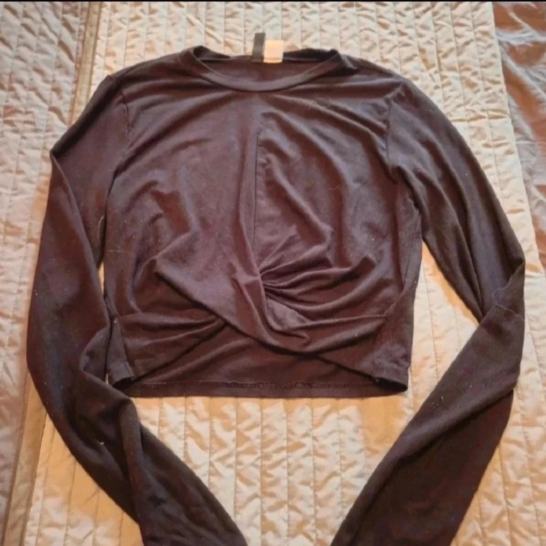 Svart croppad topp från H&M Divided