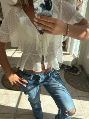 sommartopp - super söt topp från zara, storlek m💓