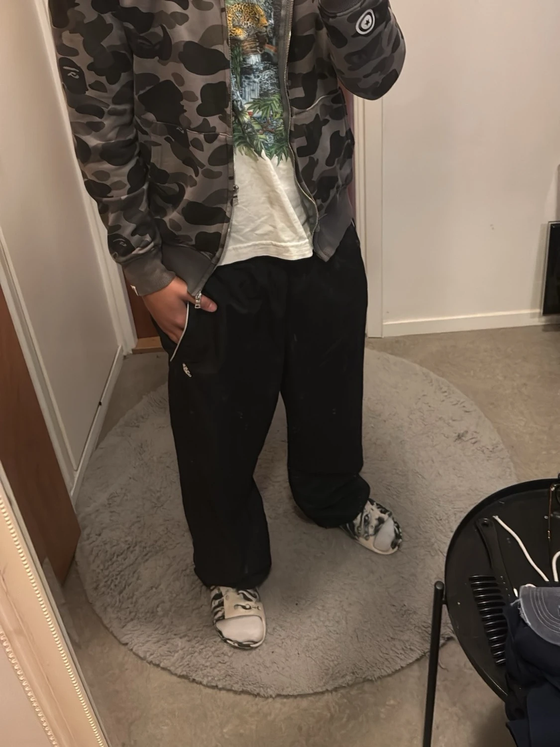 Grå BAPE-hoodie - 2