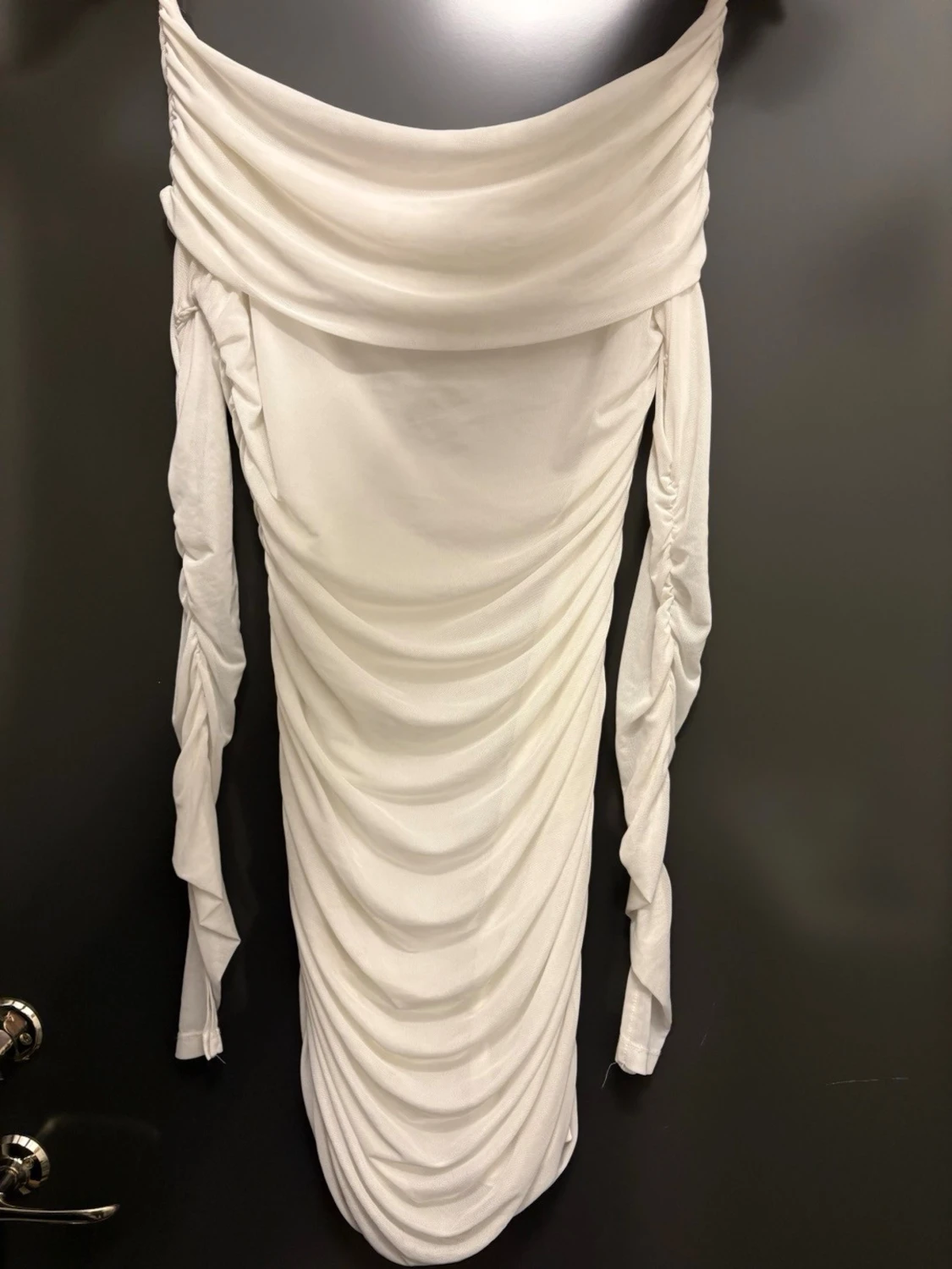 Off shoulder klänning 