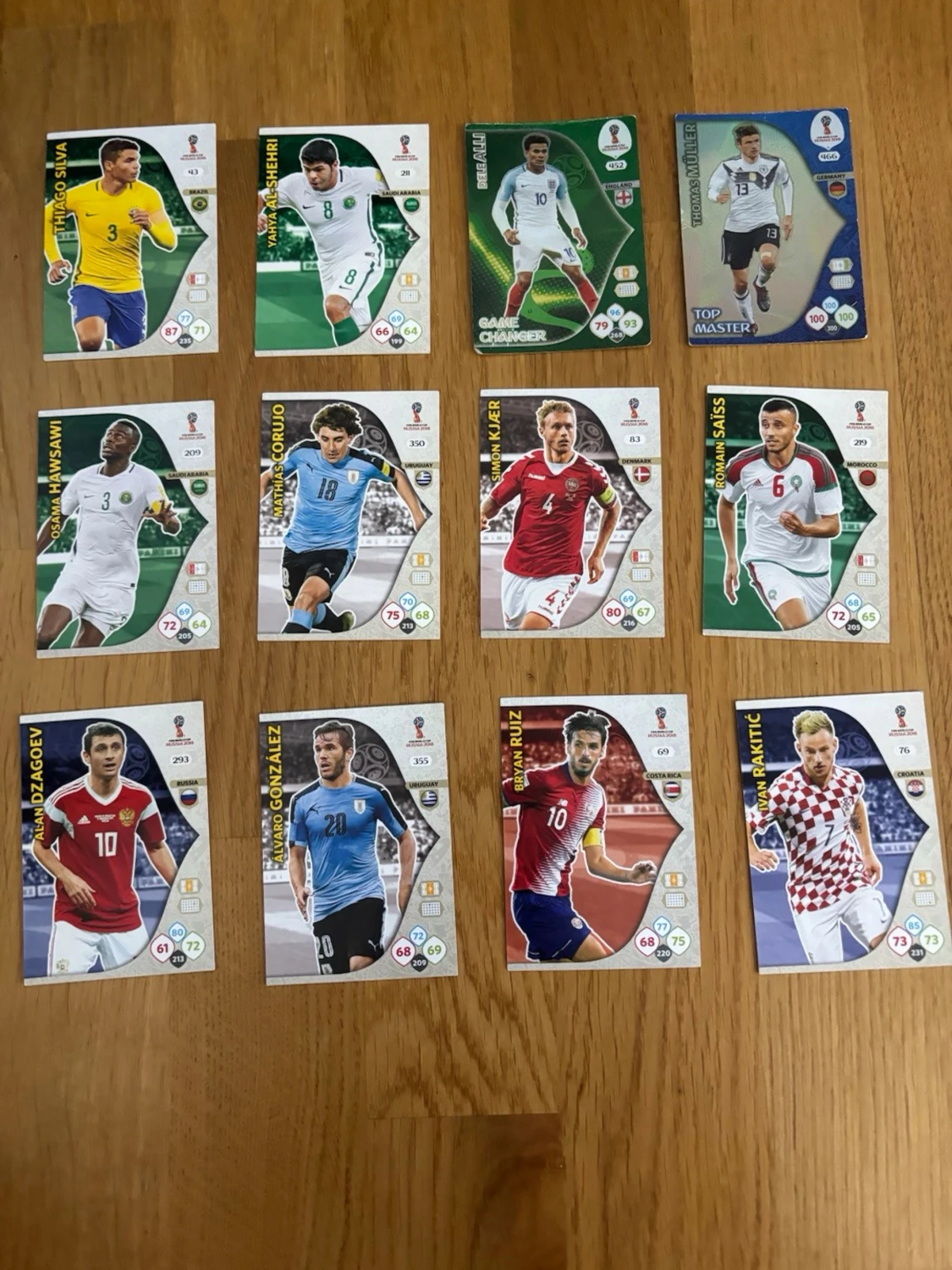 Panini VM 2018 fotbollskort samling