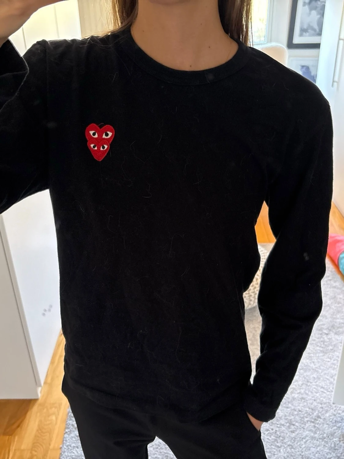 Svart tröja Comme des Garçons Play - 1