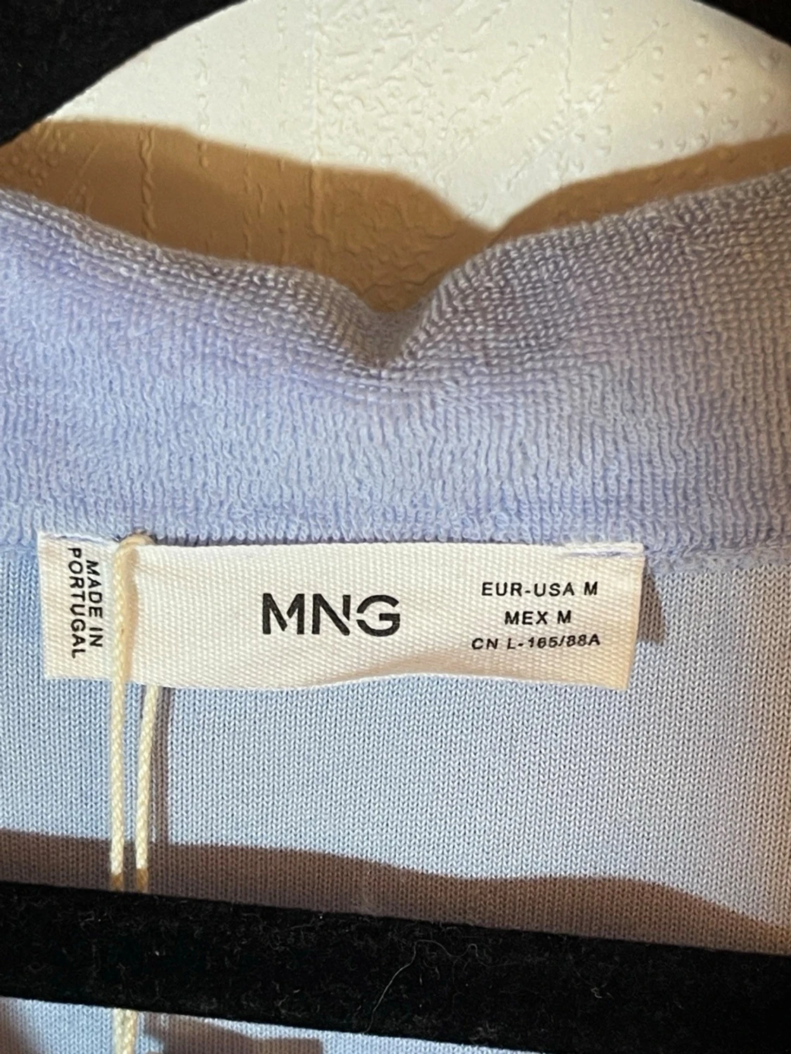 Ljusblå kortärmad skjorta från mango - 1