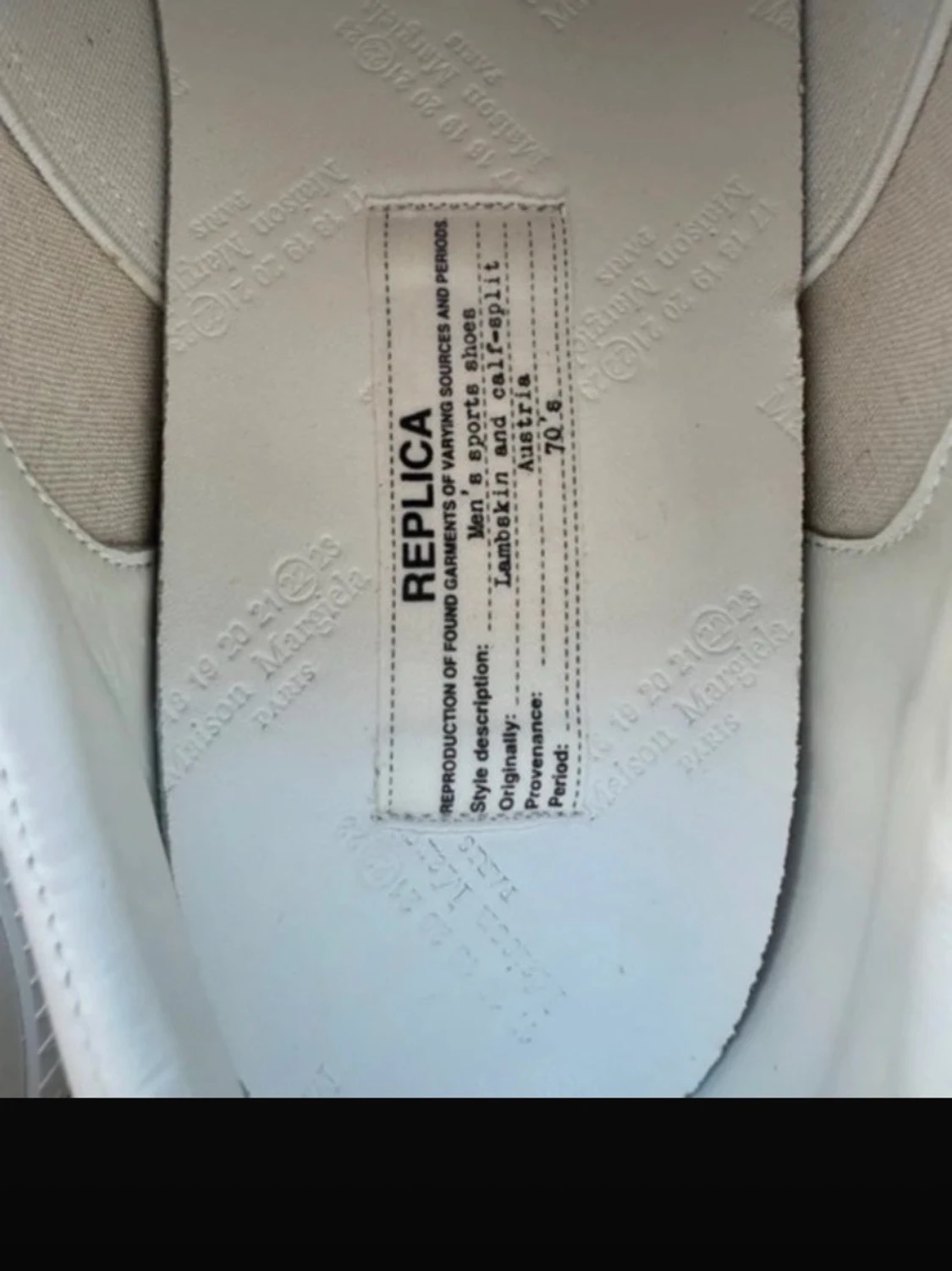 Vita och grå sneakers i mocka och läder - 3