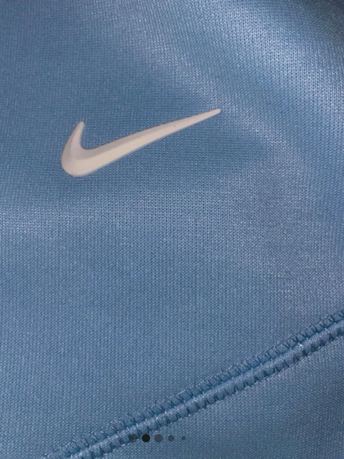 Blå NOCTA hoodie med dragkedja reserverat  - 2